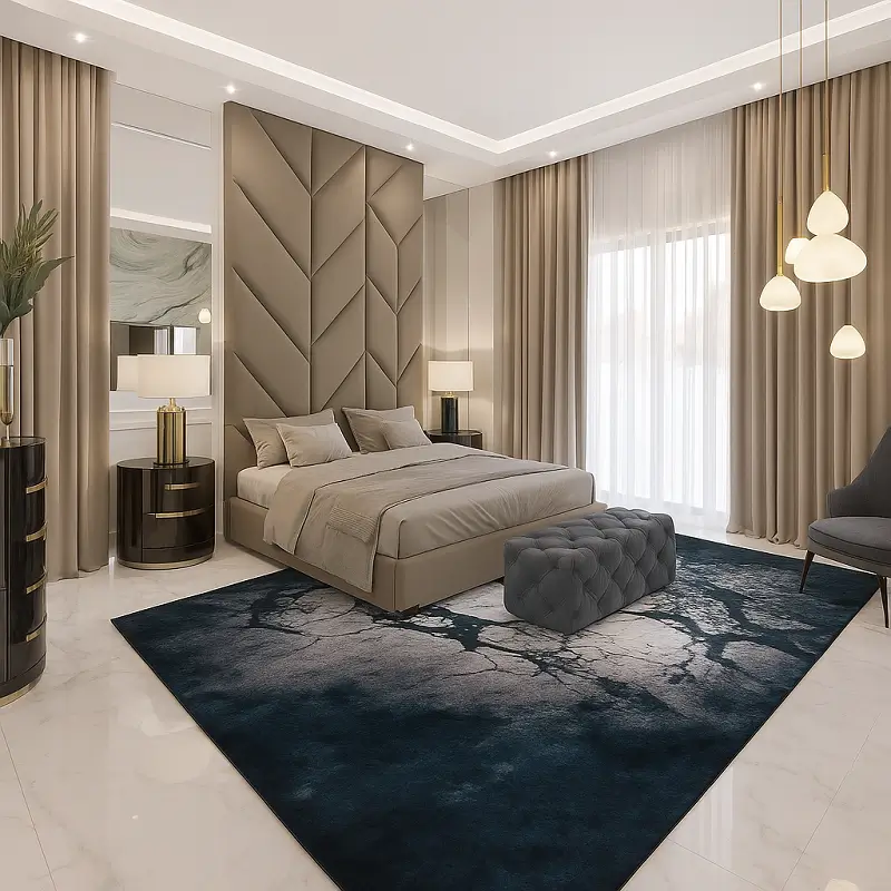 Custom Carpet in Bedroom