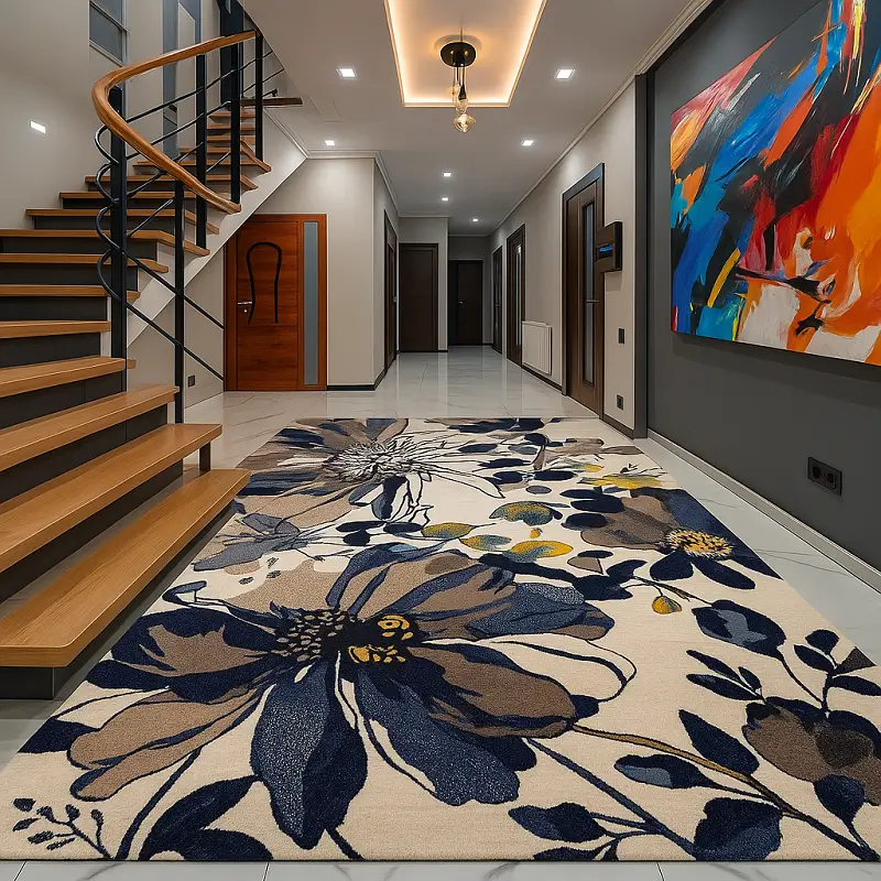 Custom Carpet in Hallway