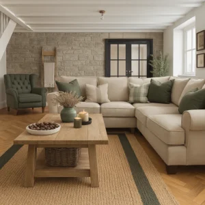 Sisal Rug in Living Room