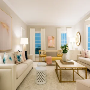 Carpet Flooring in Living Room