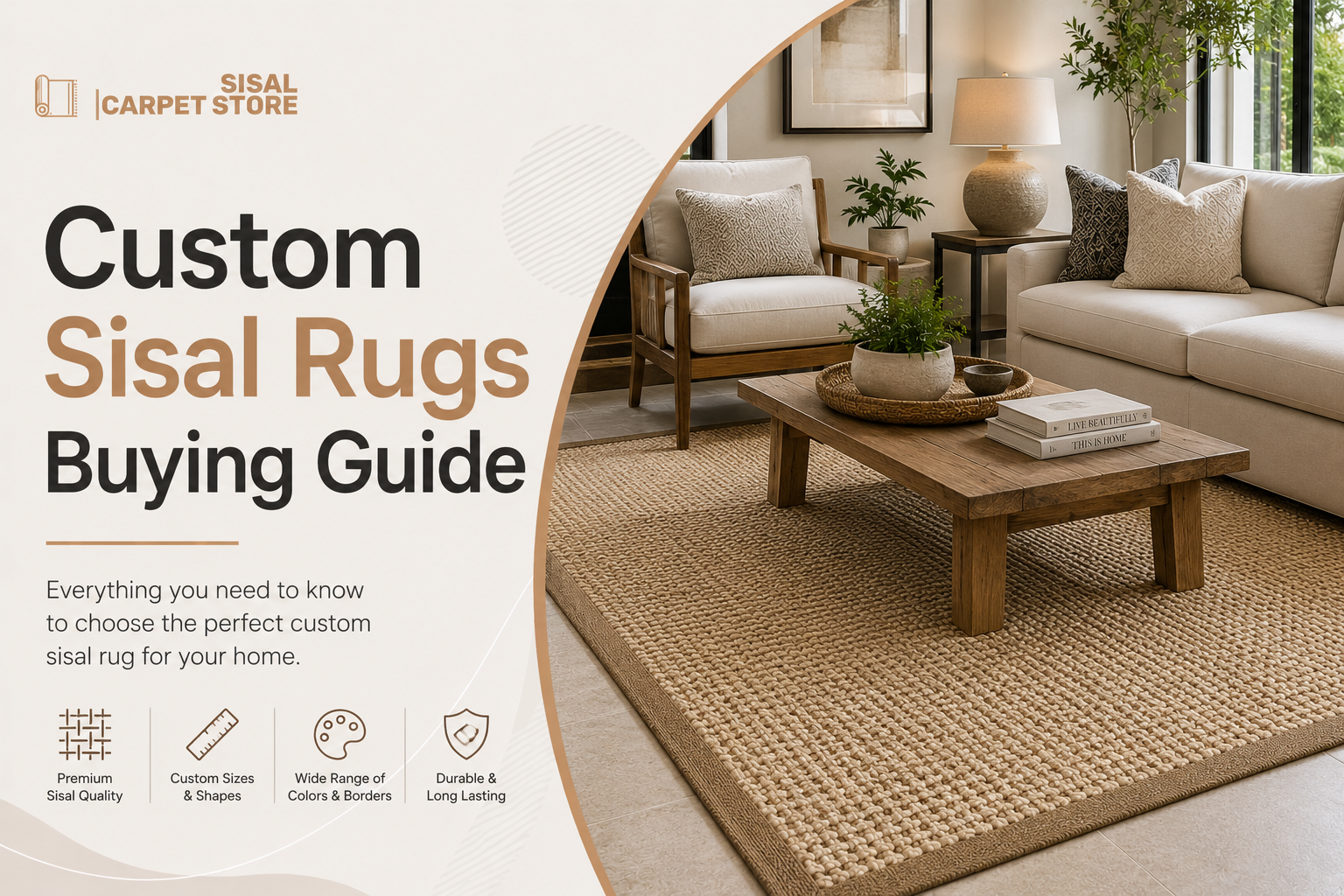 Read more about the article Custom Sisal Rugs Buying Guide