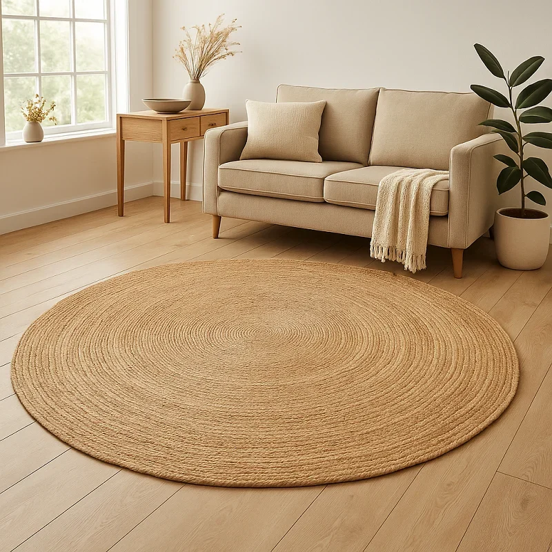 Round Jute Carpets